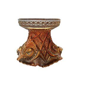 Carnival Imperial Glass Fashion Marigold Punch Bowl Base